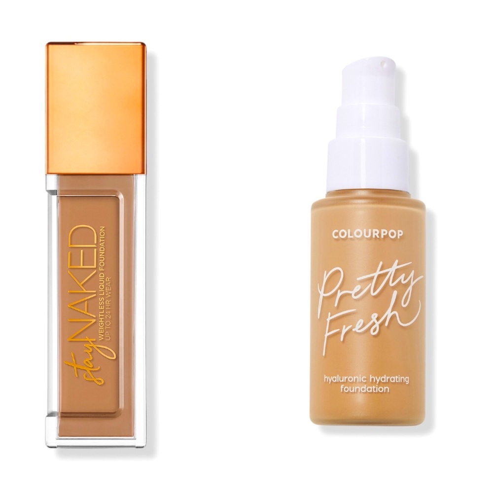 🌟Urban Decay Stay Naked and Colourpop Pretty Fresh Foundation Bundle
